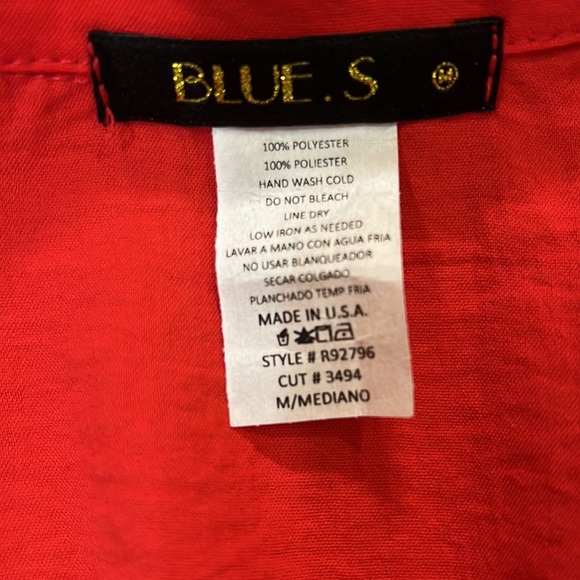 NWOT vibrant red romper - Picture 2 of 6